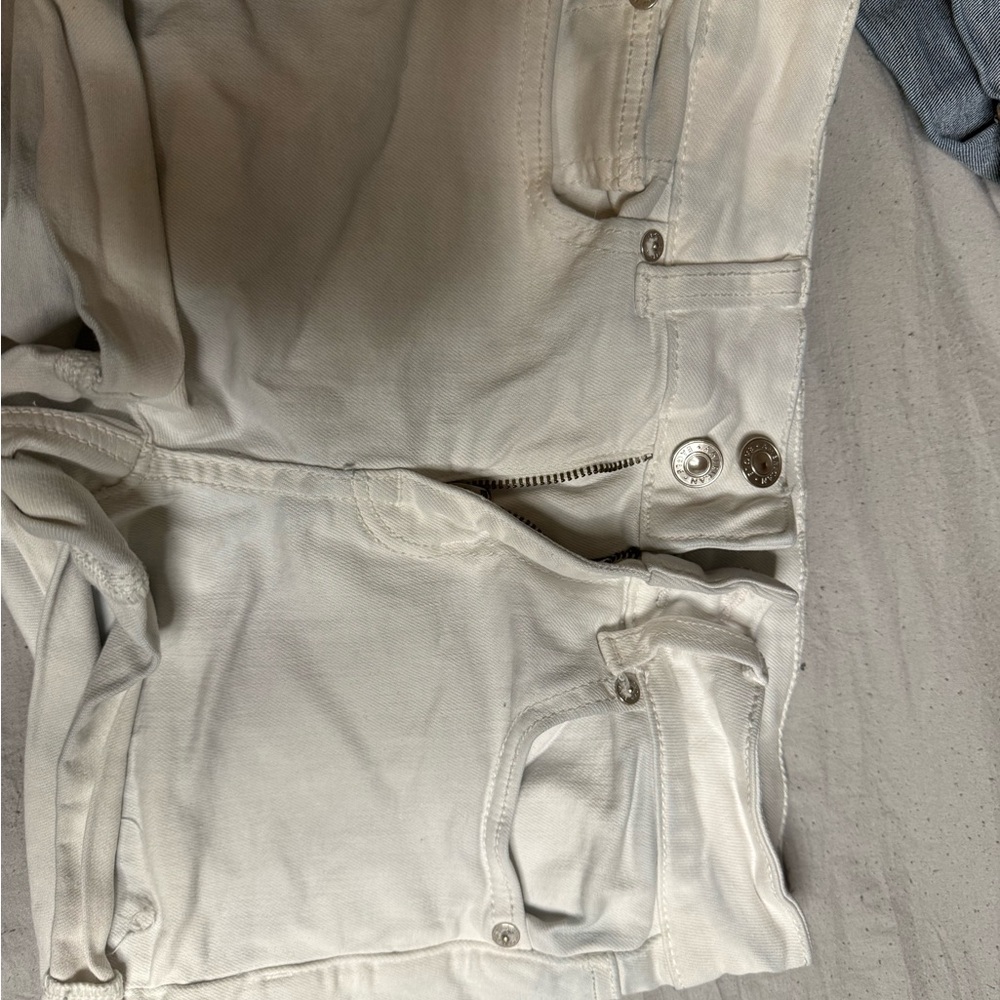 american eagle girls sz 000 Set of Three Denim Shorts in Blue and White - Picture 4 of 14